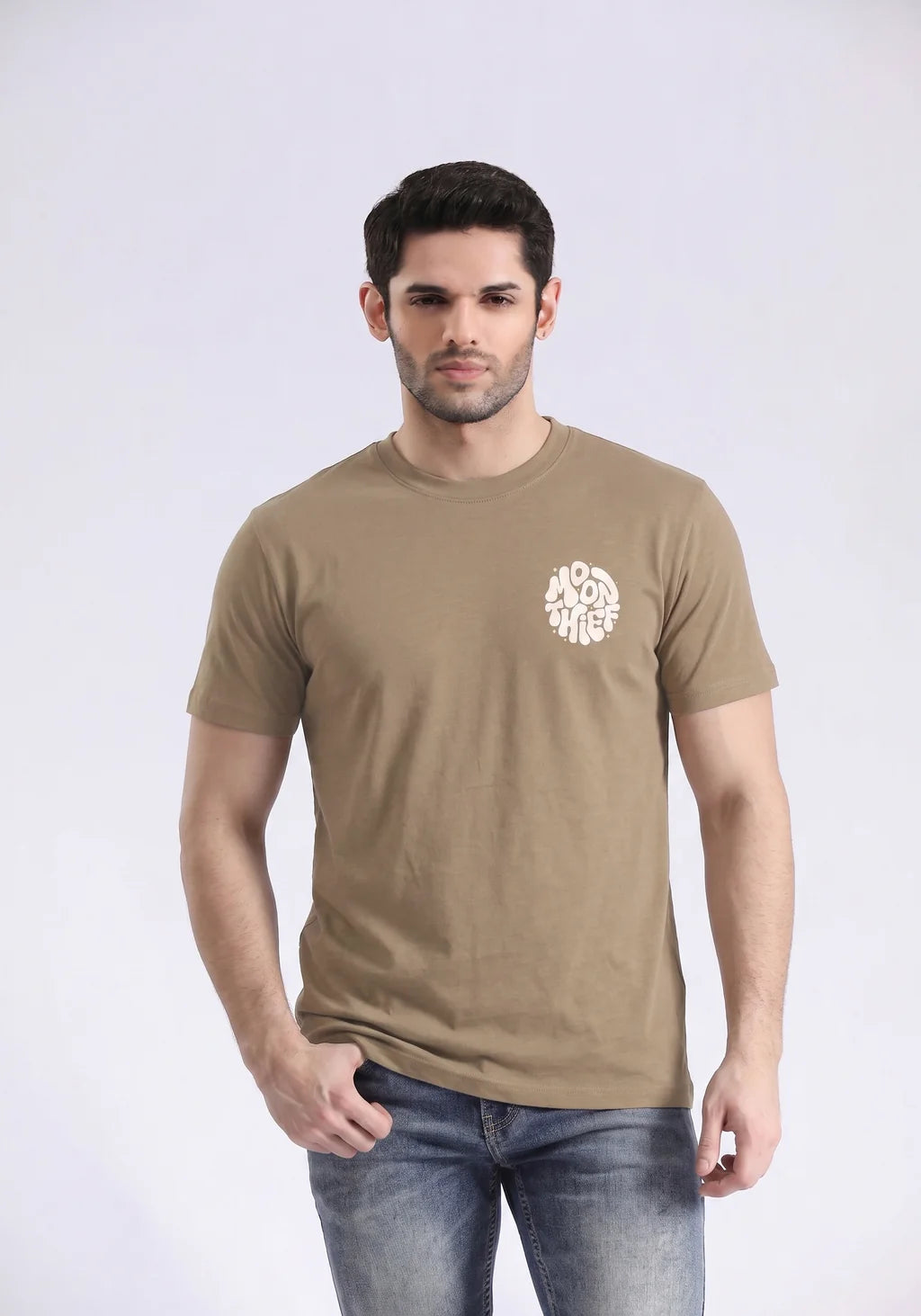 Men’s Premium Mocha Graphic Cotton T-Shirt