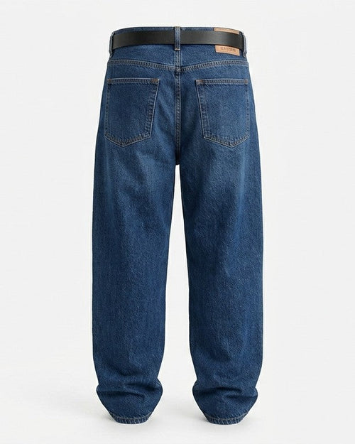 Premium Branded Baggie Jeans (Blue)