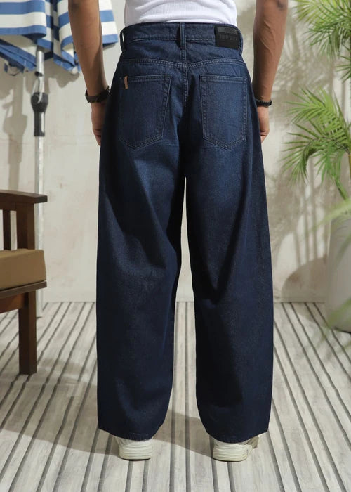 Classic Relaxed Fit Jeans – Deep Indigo