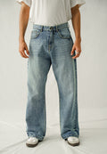 Classic Wide-Leg Baggy Jeans