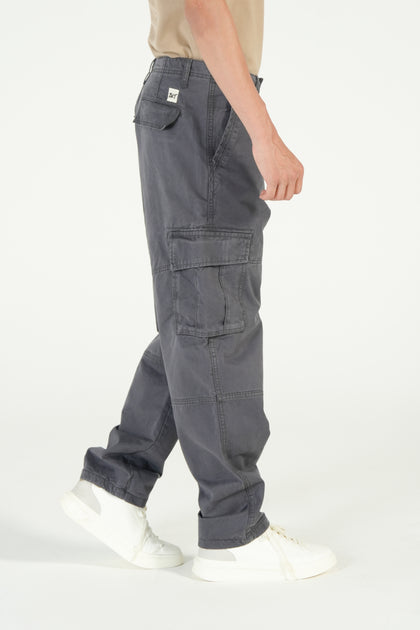 Straight-Fit Multi-Pocket Cargo Pants