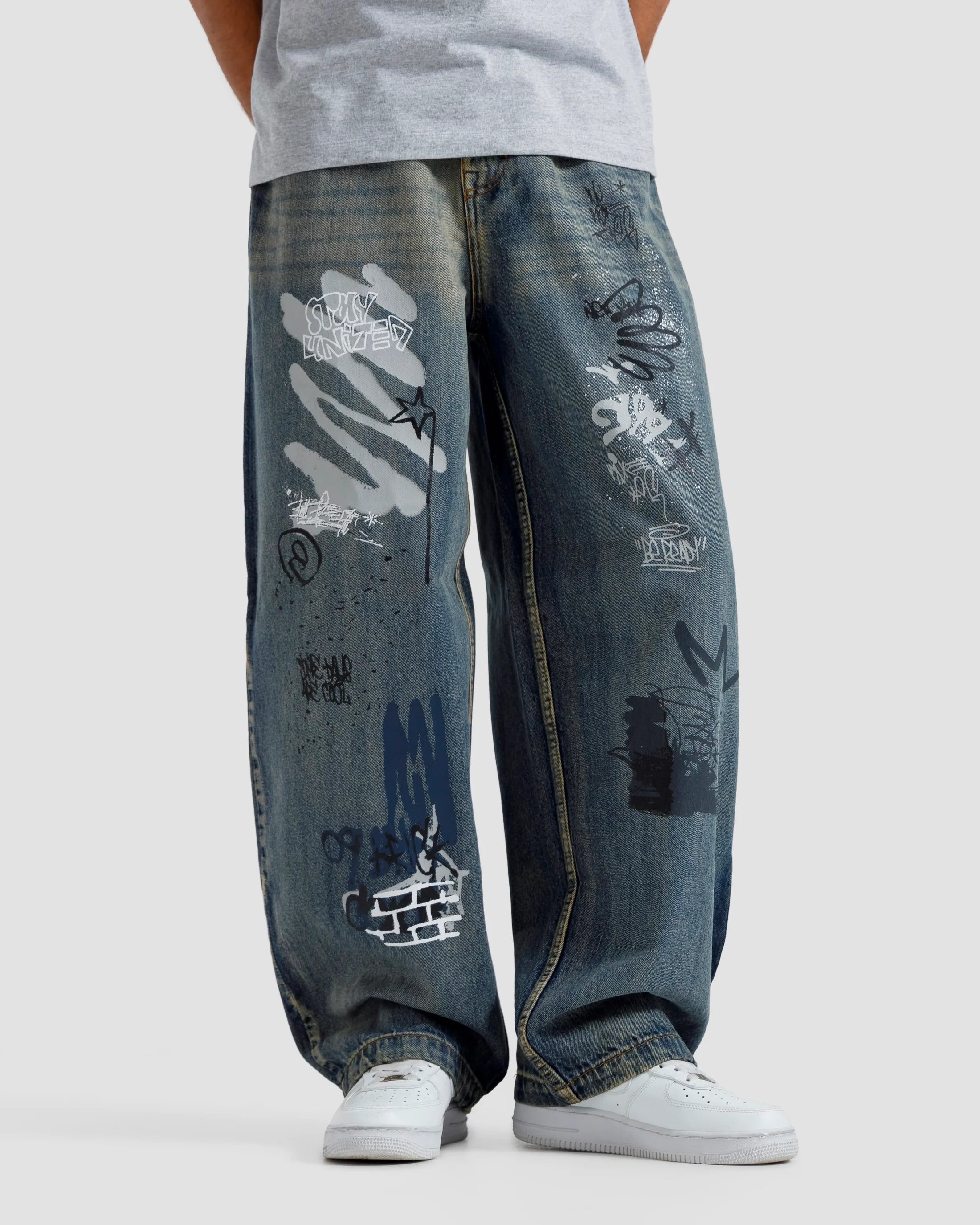 Grafitti Baggy Jeans