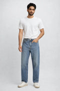Straight Stretchable Denim -Mango